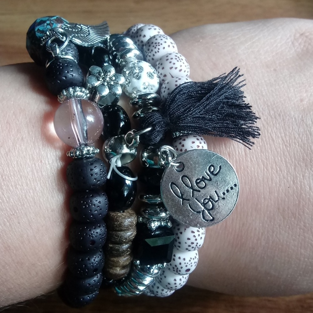 Women's Boho Bracelet with Bangles